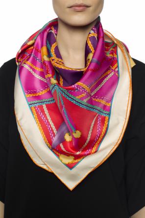 Patterned shawl, zdjęcie 2 Patterned shawl od Salvatore Ferragamo